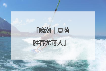 晚潮｜夏荫胜春尤可人